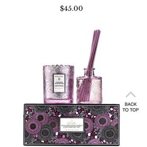 Voluspa Japanese Plum Bloom CANDLE & DIFFUSER SET